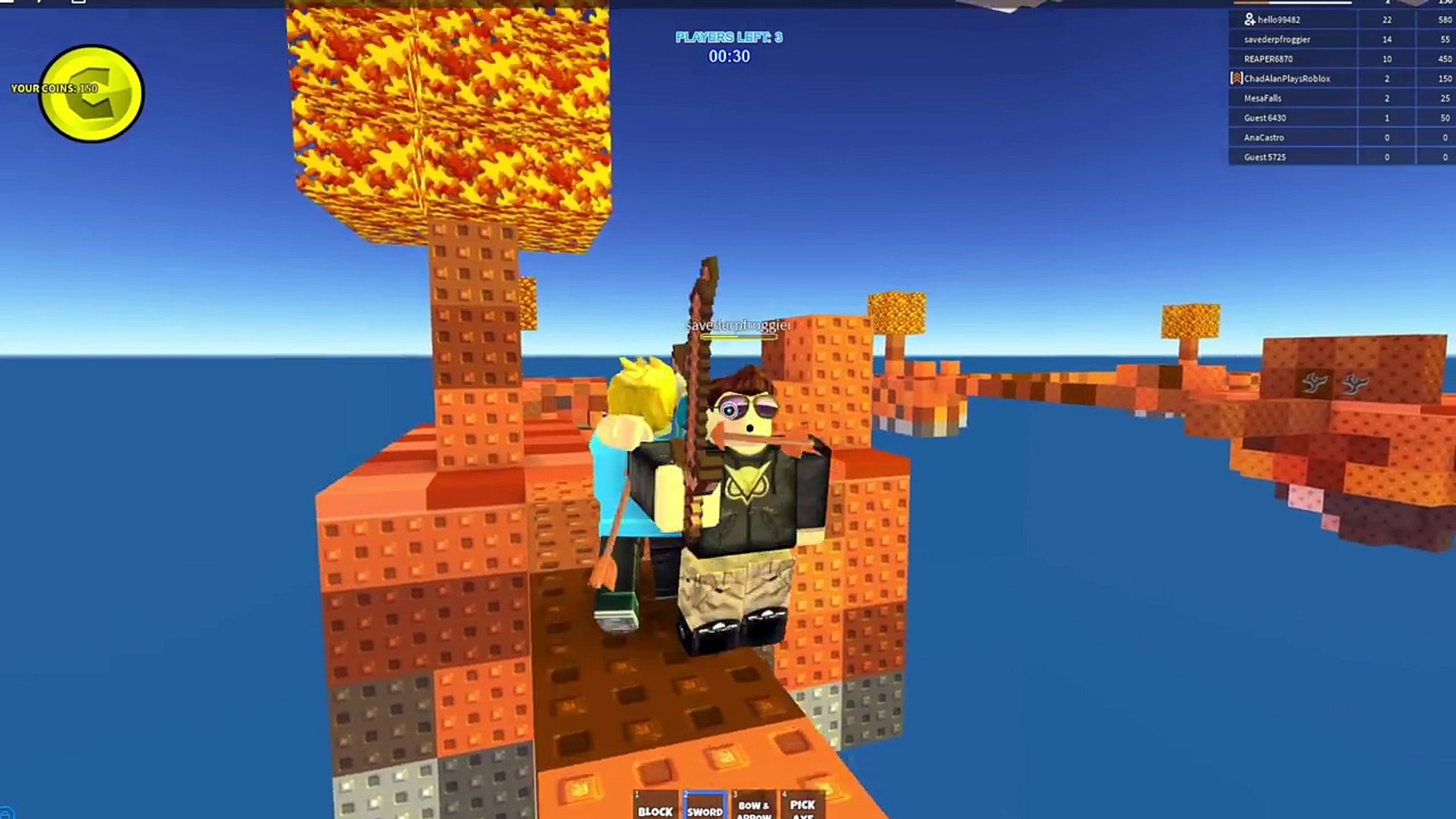 Roblox Sky Wars Stop Shooting Me Gamer Chad Plays - 