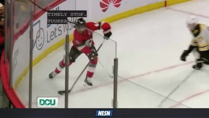 DCU Save of the Day: Tuukka Rask Shines In Ottawa&apos;s Power Play Opportunities