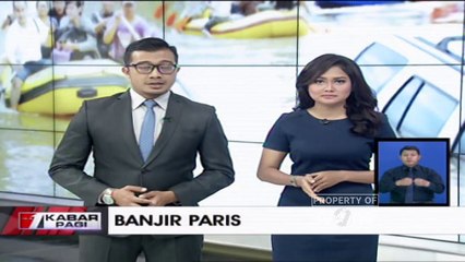 Banjir di Paris Akibat Permukaan Air Sungai Seine Terus Meninggi
