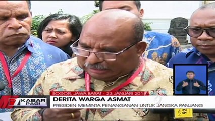 Presiden Jokowi Minta Penanganan Warga Asmat Untuk Jangka Panjang