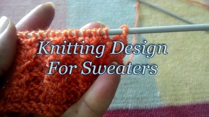 Hindi Knitting Gents/Kids/Ladies Sweater Design No # 33