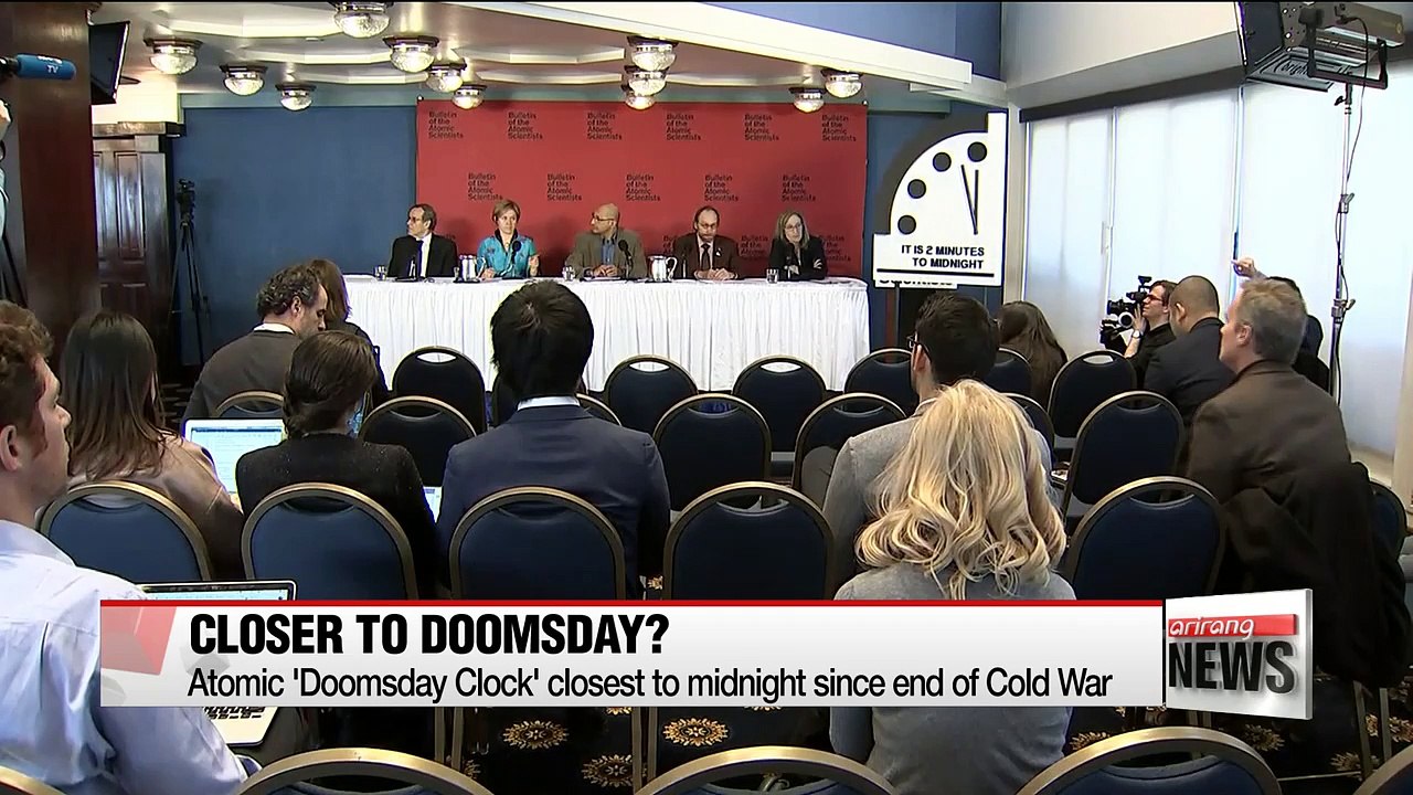 Atomic 'Doomsday Clock' closest to midnight since the end of Cold War