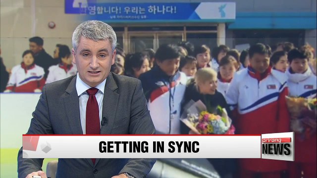 North Korean Olympic ice hockey players arrive in South