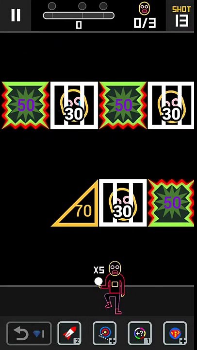 BBTAN2 - Level 315 solution