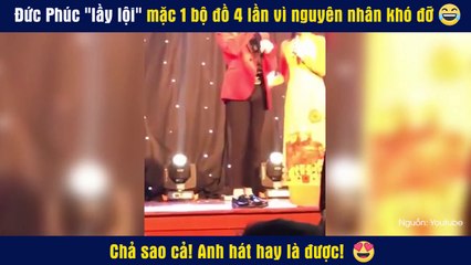 Đức Phúc "lầy lội" mặc 1 bộ đồ 4 lần vì nguyên nhân khó đỡ