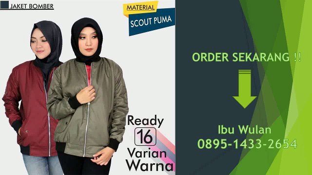 0812-2021-0193 | Jaket Bomber Polos Pria