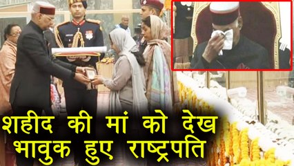 Republic Day: Martyr JP Nirala को Ashoka Chakra से सम्मानित करते वक्त Emotional हुए President Kovind