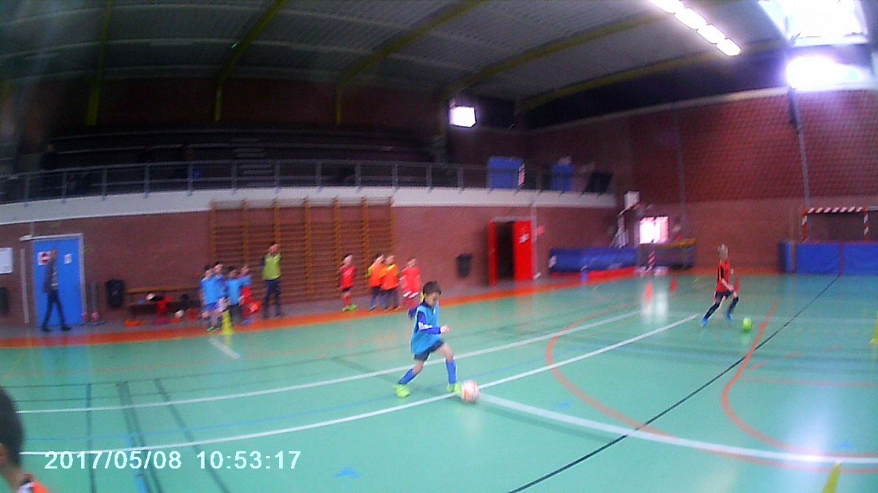 Exercice de  relais U8 CS  La Gorgue