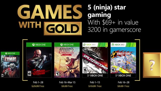 XBOX Games with Gold - Official February 2018 Games Trailer