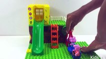 Peppa Pig Mega Bloks House Lego Building Playset With Water Slide Best Toys For Kids