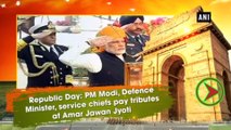 Republic Day 2018 : PM Modi Pays Tribute At Amar Jawan Jyoti