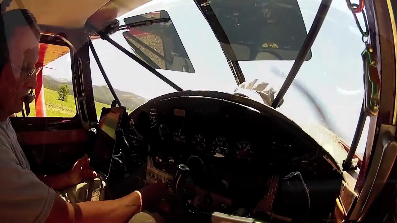 Accidente de avión grabado desde la cabina (slow motion)