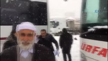 Adana'da ulaşıma kar engeli