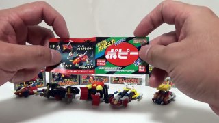 ガチャガチャのカプセルポピニカでレッツコンバイン!!　コンバトラーＶが合体再現 ！