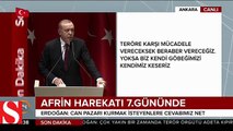 Cumhurbaşkanı Erdoğan: 'Münbiç�i söz verildiği şekilde teröristlerden arındıracağız kimse rahatsız olmasın
