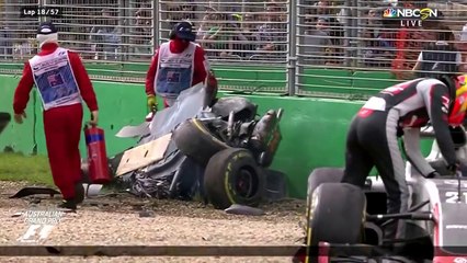 F1 GP Australia 2016. Accidente de Fernando Alonso