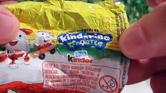 12 Ovos Surpresas - Kinder Ovo - Páscoa 2017 - Abrindo Ovos Surpresa Coloridos - Surprise Eggs