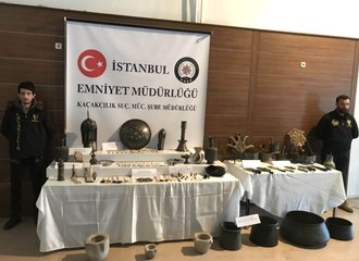 Teröristlerin Yağmaladığı Tarihi Eserler İstanbul'da Ele Geçirildi