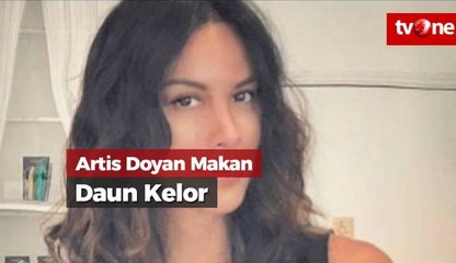 Artis Doyan Makan Daun Kelor