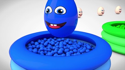 Learn Color Surprise Eggs Learn Animals Lion Cow W Cartoon Song For Kids Nursery Rhymes