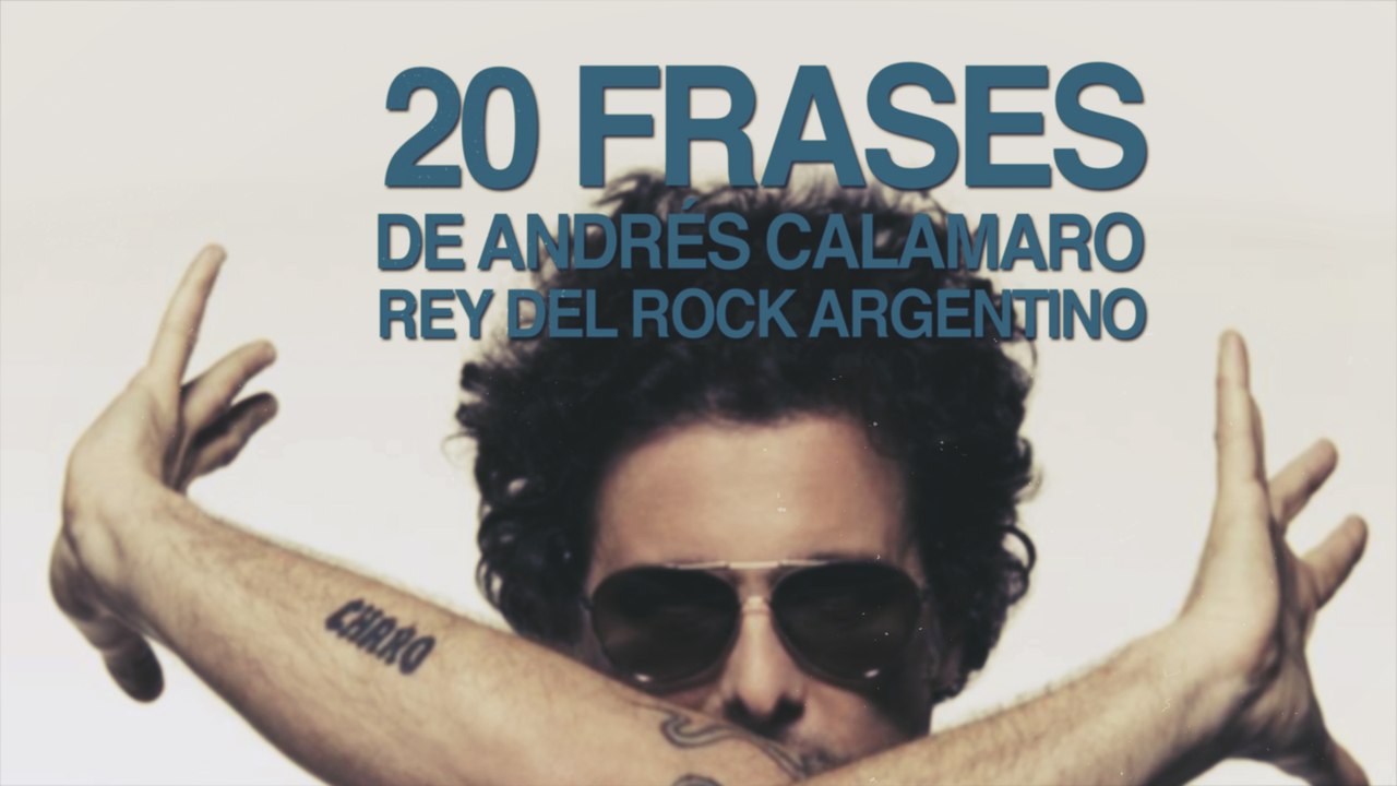 20 Frases de Andrés Calamaro, el rey del rock argentino 