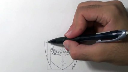 How To Draw Sasuke Uchiha - Step by Step