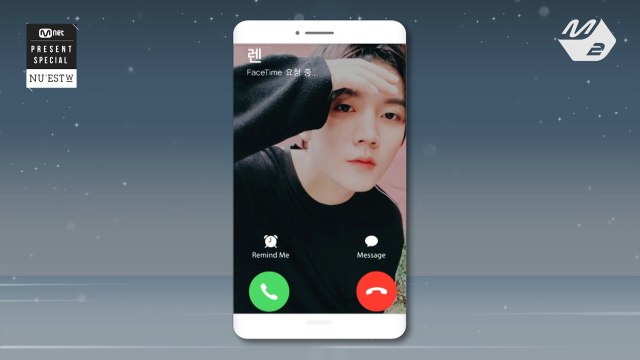 [Mnet Present Special] 뉴이스트 W 렌_영상통화