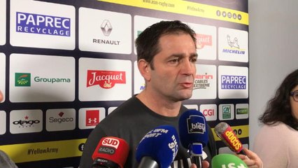 16e j. - Azéma : ''Boire un coup avec Vern Cotter après le match''