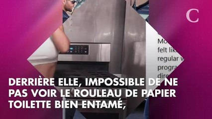 Kim Kardashian pose topless....dans ses toilettes