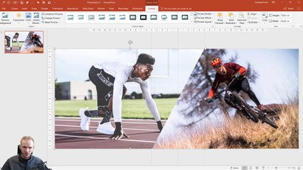 Image Comparsion Slide in PowerPoint - Left ot Right Comparsion