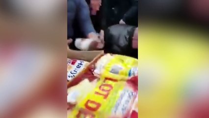 Todo por una Nutella: locura y peleas por descuentos del 70 por ciento
