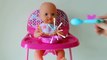 Baby Born Highchair Baby Dolls Feeding & Eating, Potty Time ,Bath Time and Bed time