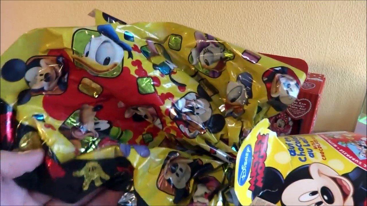 Mickey & Minnie Mouse Gift Set Big Surprise Eggs Toys Unboxing ミッキーマウス Xmas