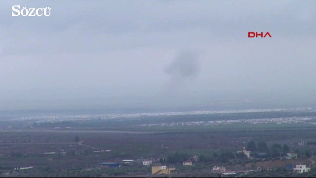 Afrin sınırındaki YPG hedefleri vuruldu