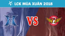 Highlights: KZ vs SKT | KING-ZONE DragonX vs SK Telecom T1 | LCK Mùa Xuân 2018