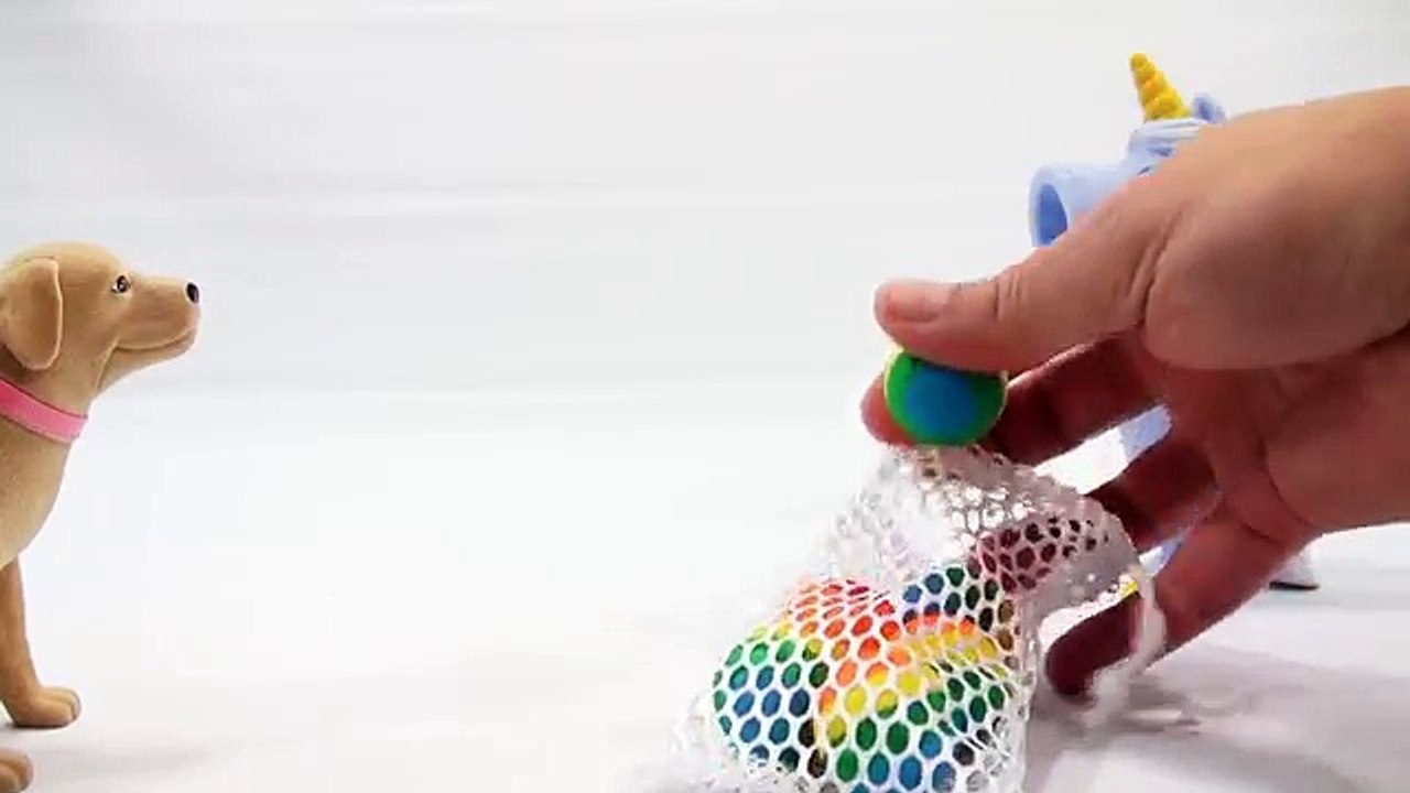 Unicorn Squeezable Soft Foam Popper, Butch Gets Hit!