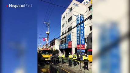 Mueren 41 personas durante incendio de un hospital en Corea del Sur