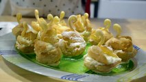 Праздничный Десерт ЛЕБЕДИНОЕ ОЗЕРО | Заварные Пирожные Лебеди | Custard Cake Swans