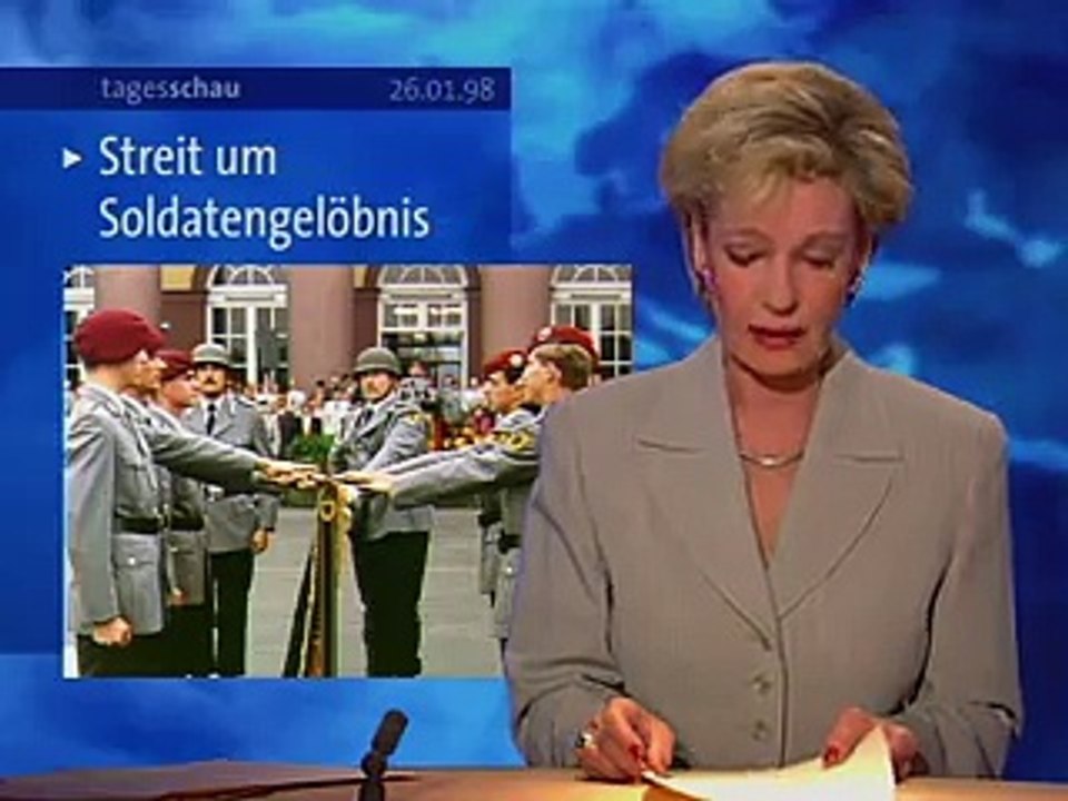 Tagesschau | 26. Januar 1998 20:00 Uhr (mit Dagmar Berghoff) | Das Erste