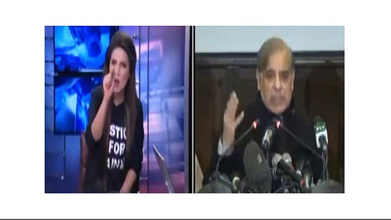 Live Show What kiran naz did Against Shahbaz Sharif
