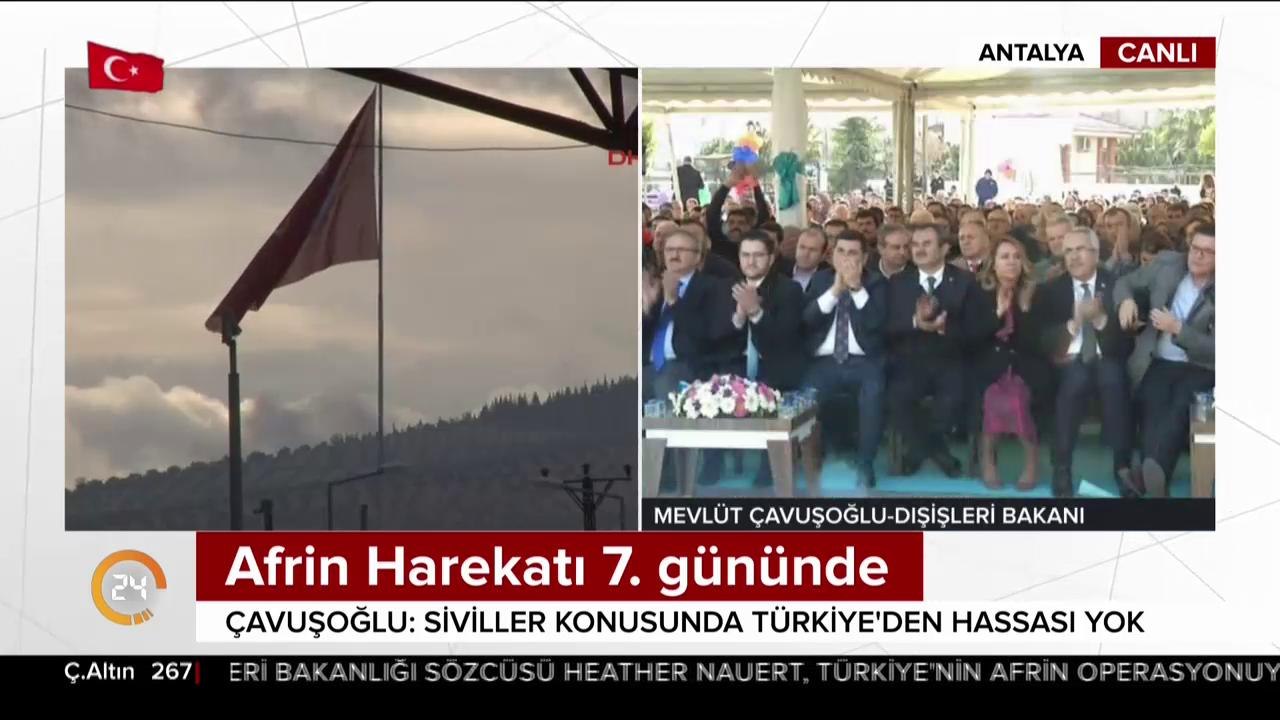 Afrin Harekatı  7. gününde