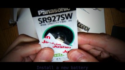 How to replace a watch battery without a case opener