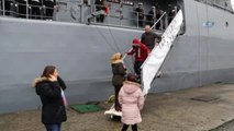 Rize Limanı'na Demirleyen Tcg Yıldırım Gemisi Halkın Ziyaretine Açıldı