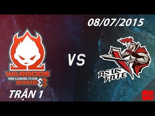[08.07.2015 ] WG vs ASF [GPL Hè 2015] [Trận 1]