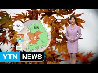 [날씨] 내일 낮부터 미세먼지 농도 '보통'으로 회복 / YTN