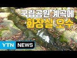 [자막뉴스] 국립공원 계곡에 화장실 오수 '줄줄' / YTN