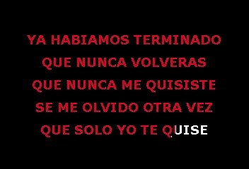 Se Me Olvido Otra Vez - Mana (Karaoke)