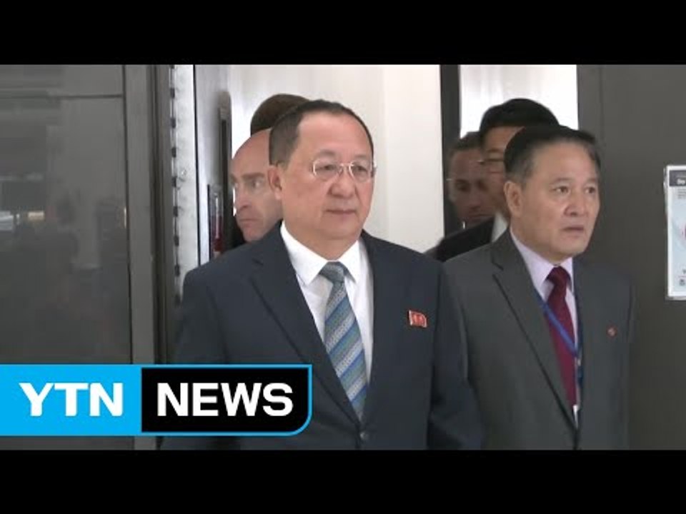 리용호 외무상, "개 짖는 소리"...트럼프 맹비난 / YTN