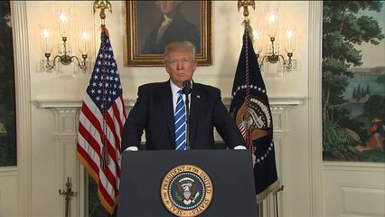 Trump says 'twisted' N.Korea cannot hold world hostage