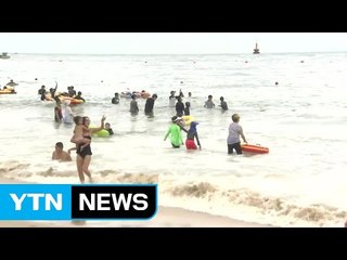여름 끝자락 해운대해수욕장 '한산' / YTN